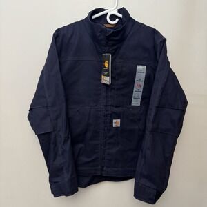 NWT Carhartt Men's SMALL FR Full Swing‎ Quick Duck Jacket Flame Resistant Navy